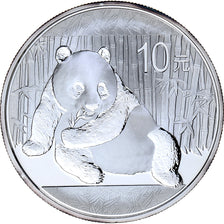 China, 10 Yüan, 1 oz, Panda, 2015, Proof, Srebro, MS(65-70)