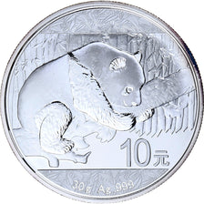 China, 10 Yüan, 1 oz, Panda, 2016, PP, Silber, STGL