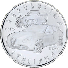 Italy, 5 Euro, Alfa Romeo, Proof, 2010, Rome, Silver, MS(65-70)