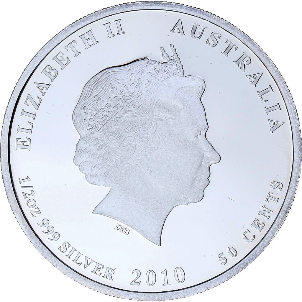 Australia, Elizabeth II, 50 Cents - 1/2 Oz, Clownfish, 2010, Perth, Silver