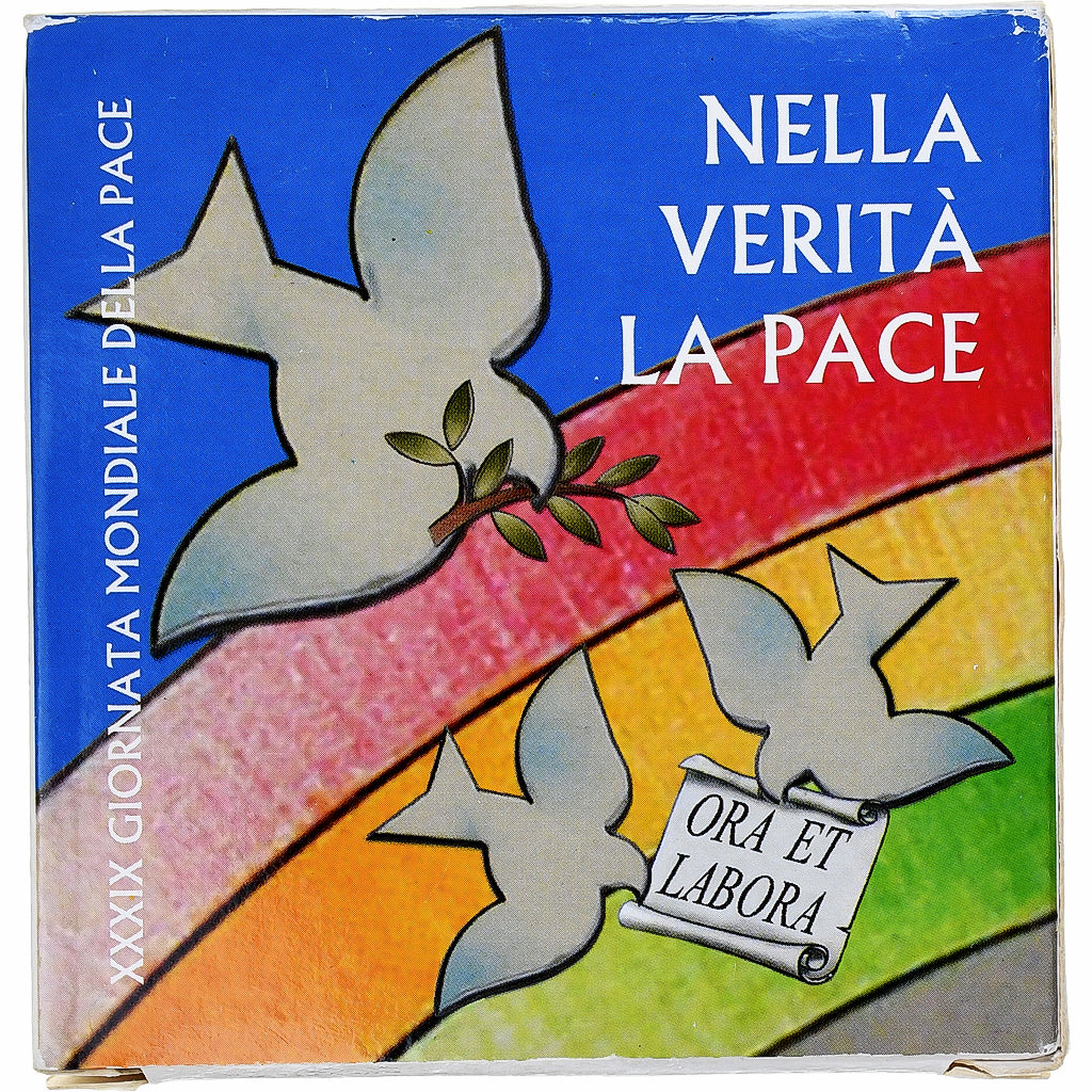 Watykan, 5 Euro, Pape Benoit XVI, Proof, 2006, Rome, Srebro, MS(65-70)