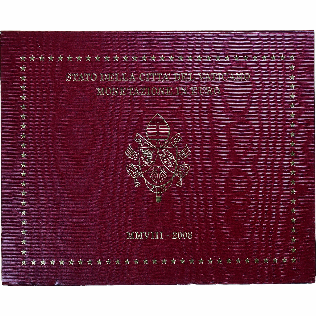 Watykan, Benedict XVI, Set 1 ct. - 2 Euro, 2008, Rome, ND, MS(65-70)