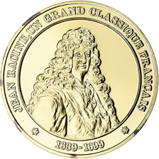 France, Medal, Histoire de France, Jean Racine, n.d. (1976), Vermeil, Proof