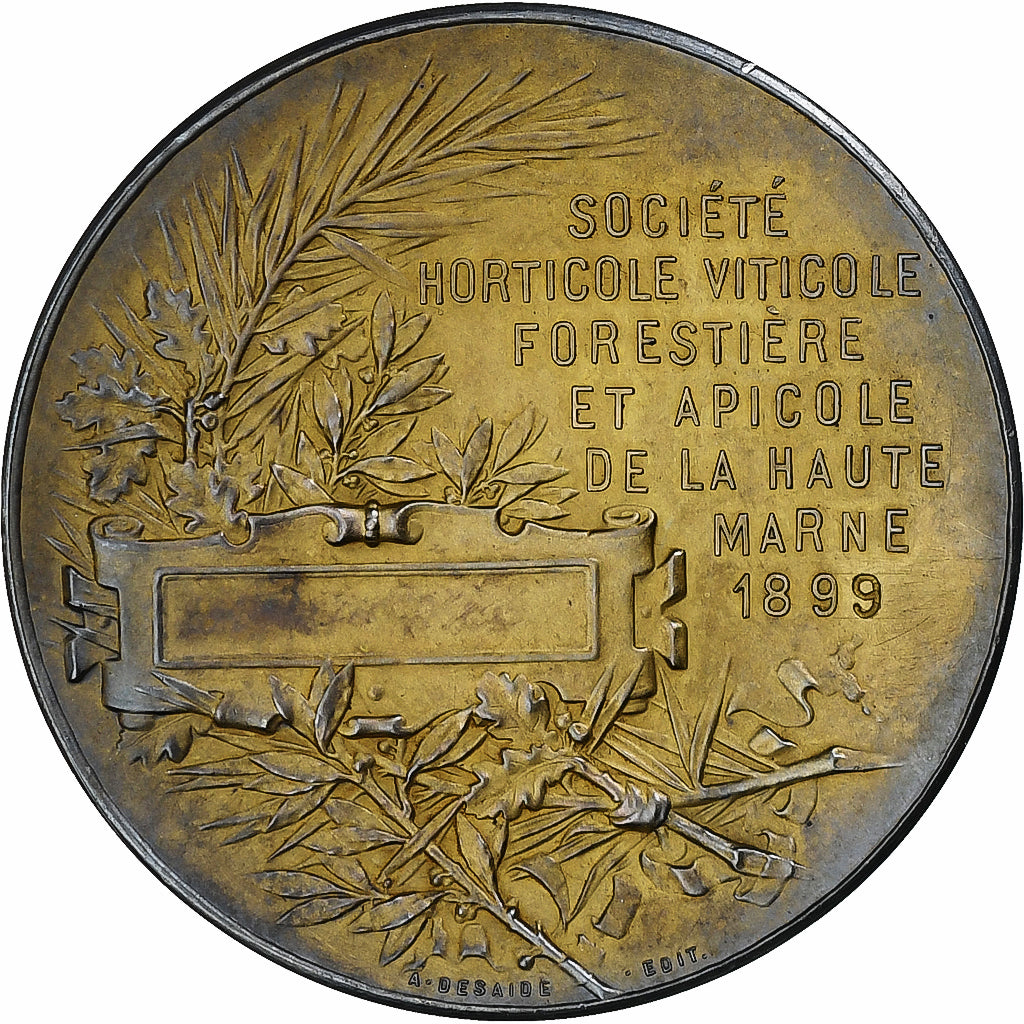 France, Medal, Société Horticole, Viticole, Forestière & Apicole -