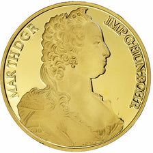 Belgium, 100 Ecu, Maria Theresia, 1990, Brussels, 1 Oz, Gold, MS(65-70)