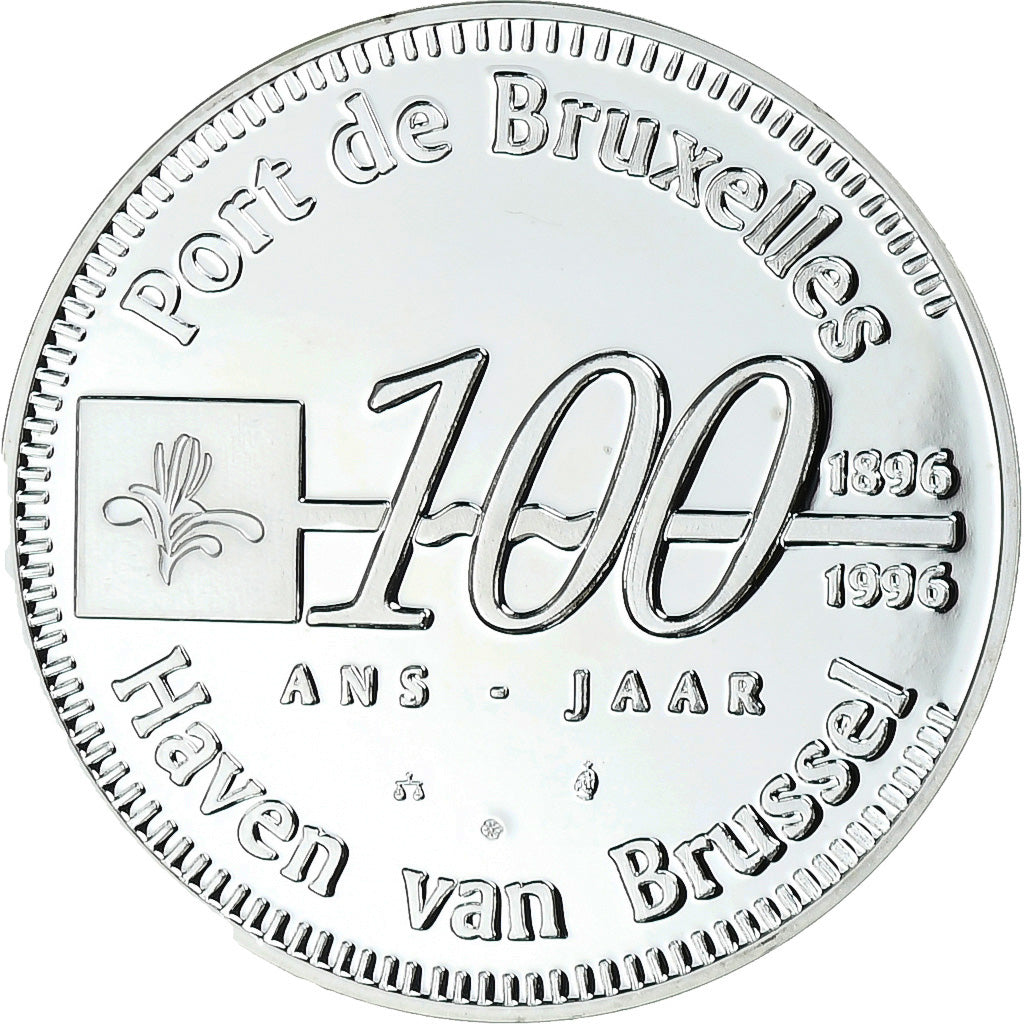 Belgium, Medal, Port de Bruxelles, Mercator, 1996, Silver, Proof, MS(65-70)