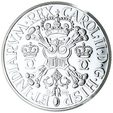 Belgien, Patagon, Charles II, 1998, Brussels, Silber, Restrike, STGL