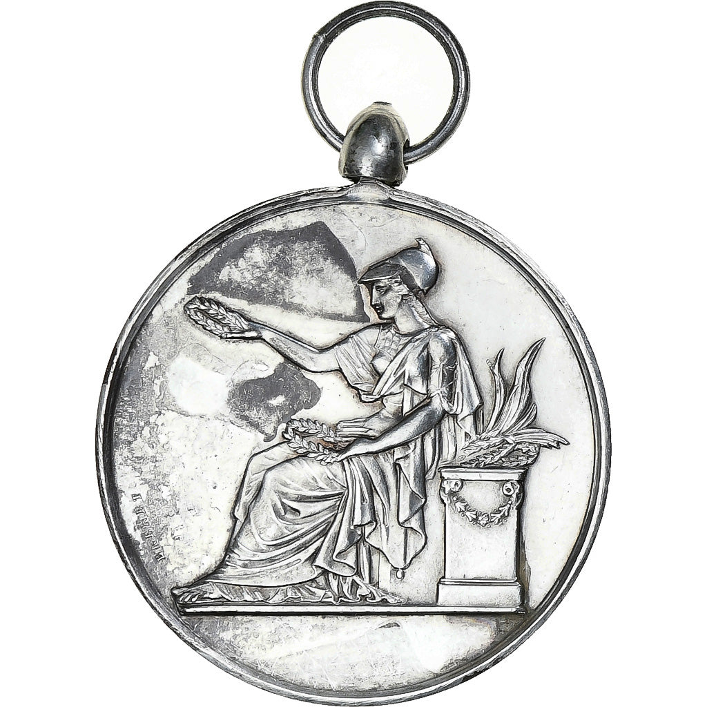 France, Medal, Société des Sciences de l'Agriculture de Lille, 1874, Silver