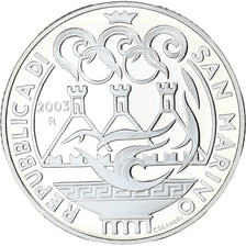 San Marino, 10 Euro, JO 2004 d'Athènes, Proof, 2003, Rome, Silver, MS(65-70)