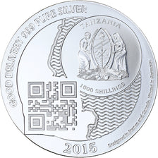 Zanzibar, 1000 Shillings, 1 Vera Silver Oz, 2015, PP, Silber, STGL