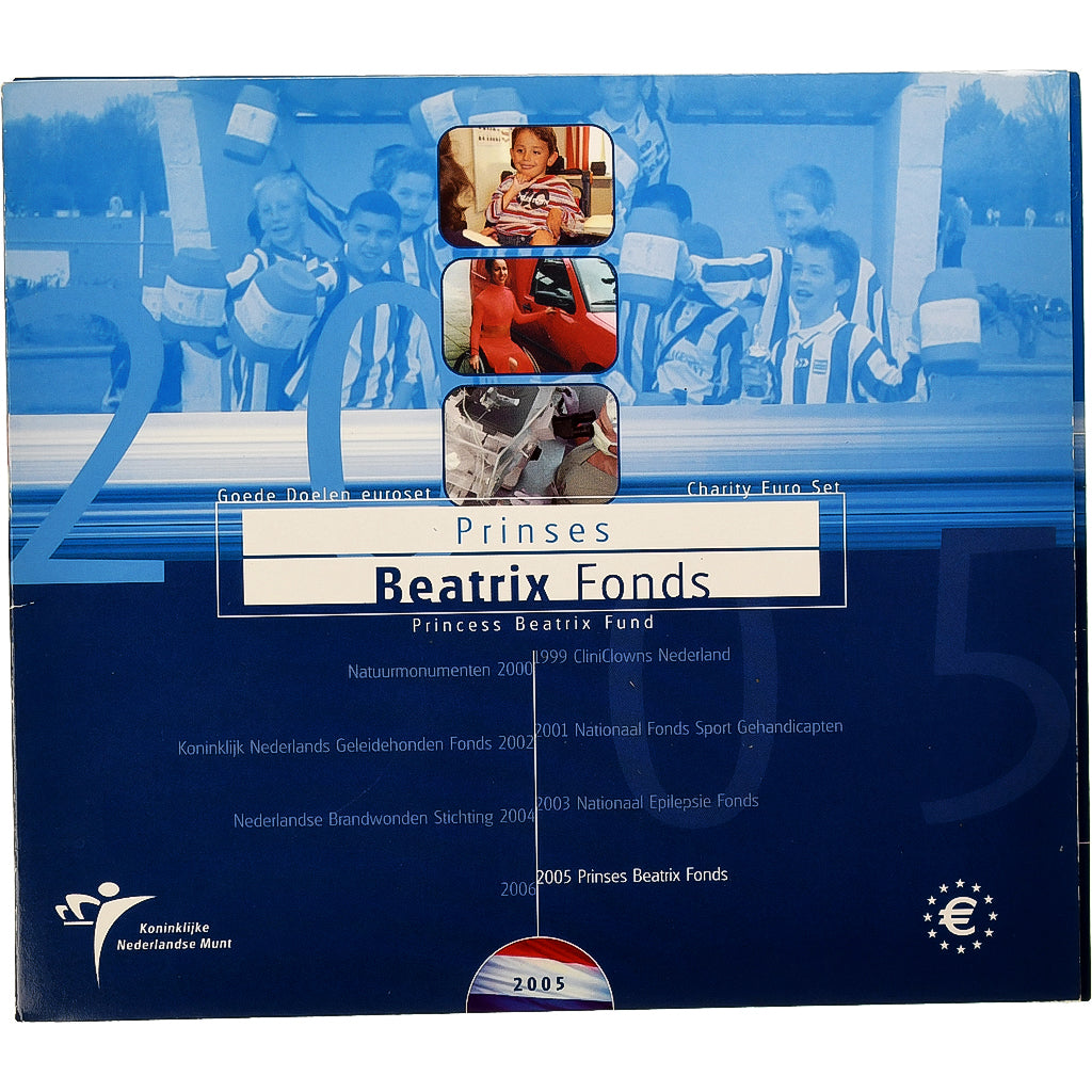 Paesi Bassi, Beatrix, Set 1 cts. - 2 Euro, 2005, Utrecht, N.C., FDC