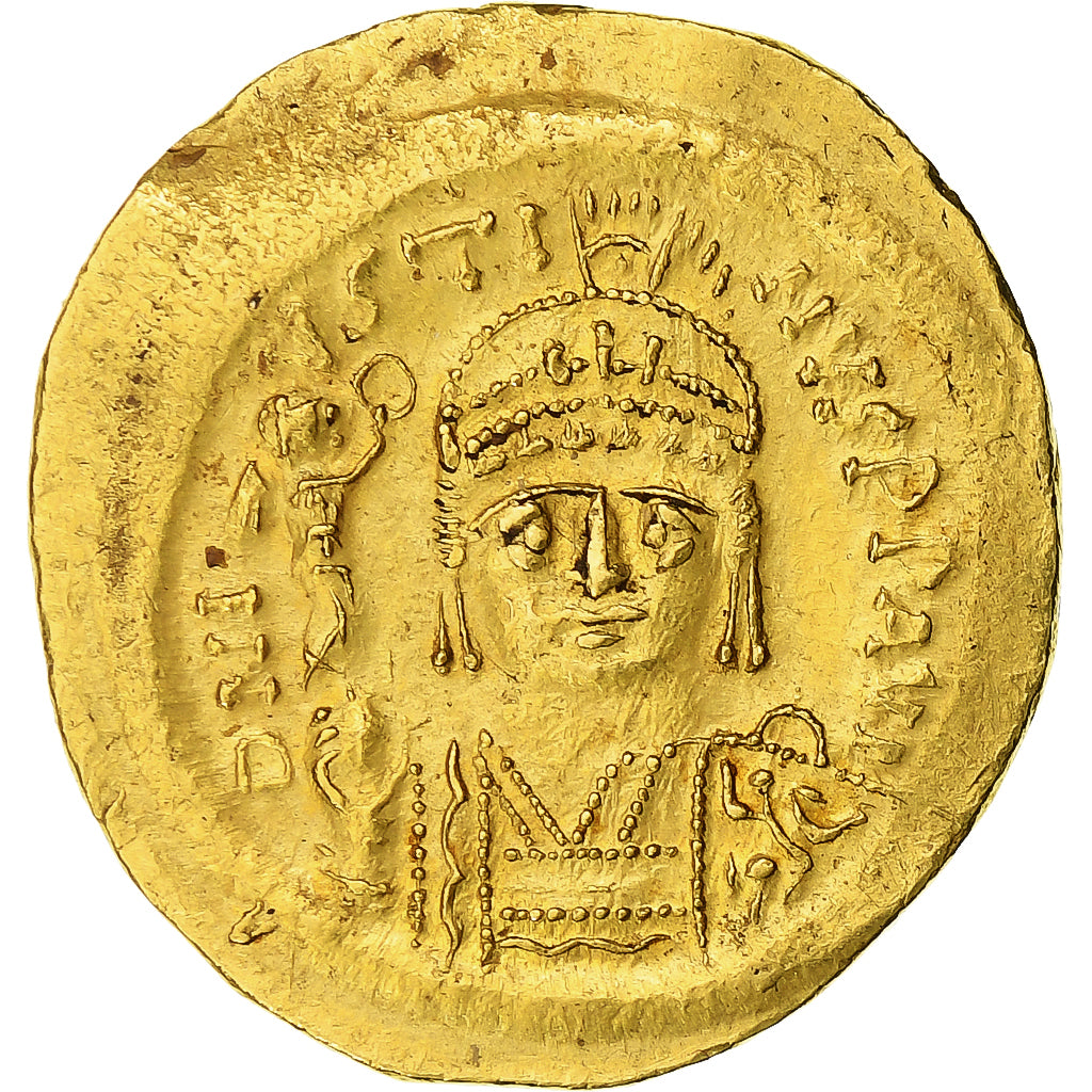 Justin II, Solidus, 565-578, Constantinople, Or, SUP, Sear:345