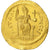 Justin II, Solidus, 565-578, Constantinople, Dourado, AU(55-58), Sear:345