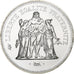 Frankreich, 50 Francs, Hercule, 1976, Paris, série FDC, Silber, STGL