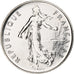 Francia, 5 Francs, Semeuse, 1977, Paris, série FDC, Cuproníquel, FDC