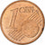 France, Rainier III, Euro Cent, 2001, Paris, Copper Plated Steel, MS(64), KM:167