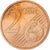 France, Rainier III, 2 Euro Cent, 2001, Paris, Copper Plated Steel, MS(64)
