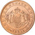 Monaco, Rainier III, 5 Euro Cent, 2001, Paris, Copper Plated Steel, MS(64)