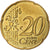 Francia, Rainier III, 20 Euro Cent, 2001, Paris, Nordic gold, SC+, KM:171