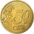 Francja, Rainier III, 50 Euro Cent, 2001, Paris, Nordic gold, MS(64), KM:172