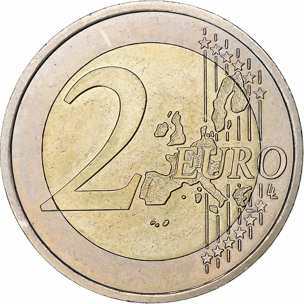 France, Rainier III, 2 Euro, 2001, Paris, Bi-Metallic, MS(64), KM:174
