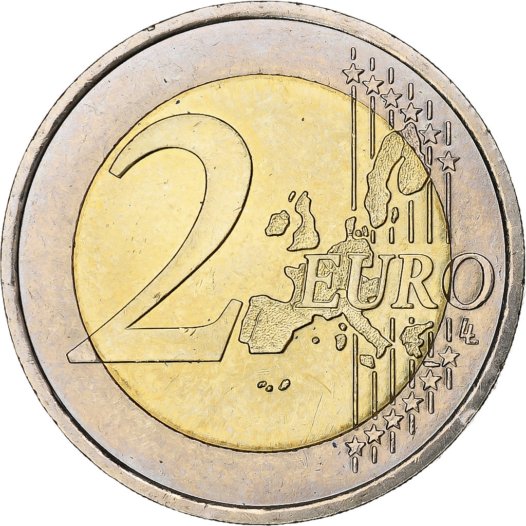 France, Rainier III, 2 Euro, 2001, Paris, Bi-Metallic, MS(64), KM:174