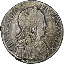France, Louis XIV, 1/2 Ecu, 1653, Uncertain mint, Contemporary imitation