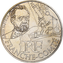 France, 10 Euro, Franche-Comté, 2012, MDP, Silver, MS(64)