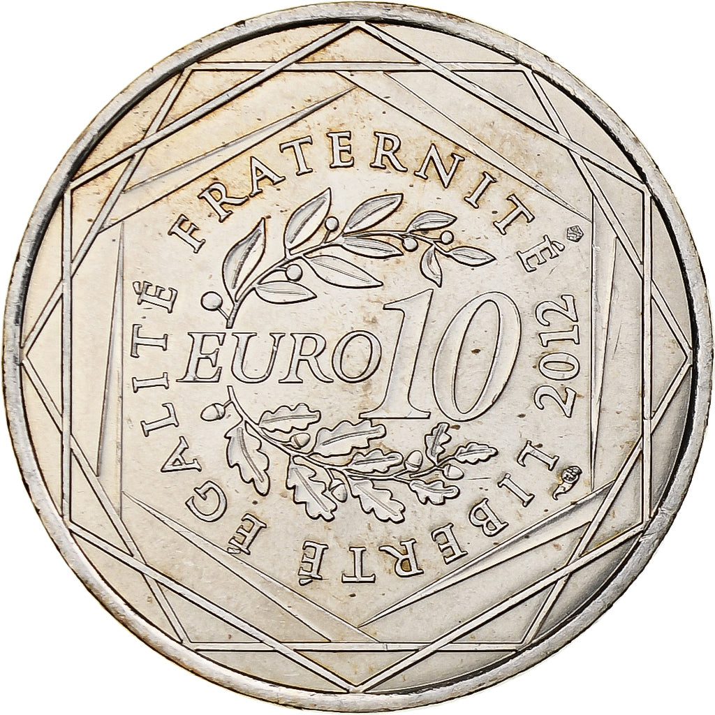 Francia, 10 Euro, Bourgogne, 2012, MDP, Argento, SPL+
