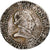 Francia, Henri III, Demi Franc, 1588, Rouen, Plata, BC+