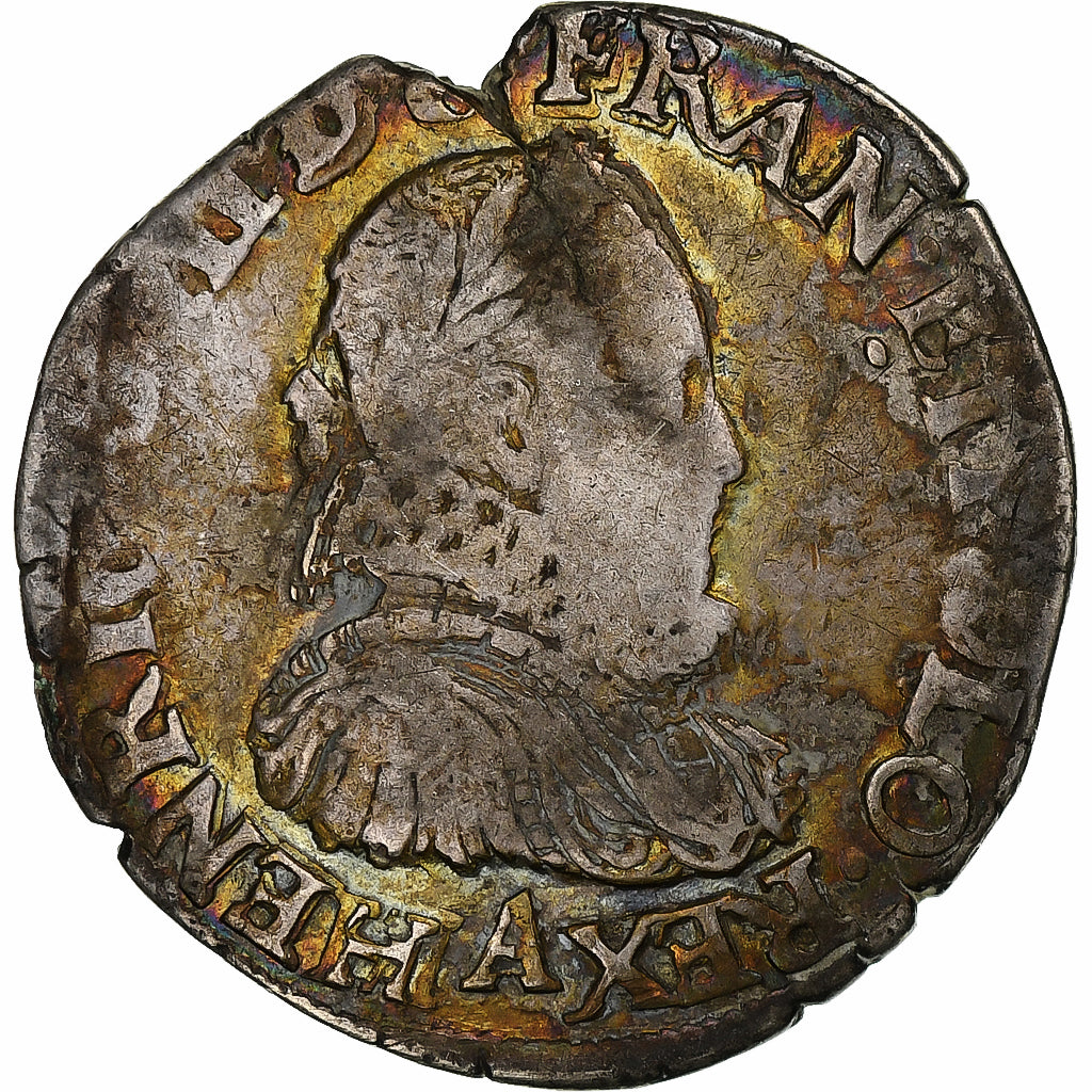 Francia, Henri III, Teston, 1575, Paris, Argento, MB, Gadoury:492
