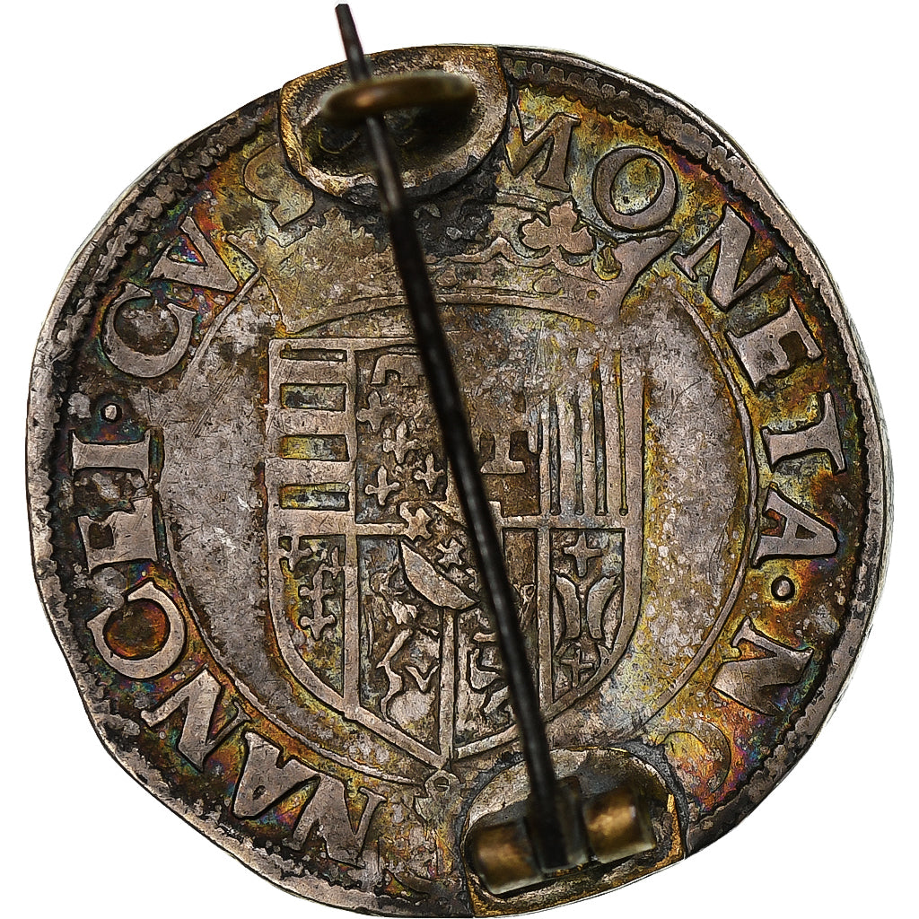 France, duché de Lorraine, Charles III, Teston, ca. 1545-1556, Nancy, Argent
