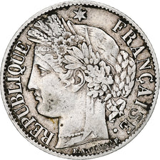 França, 1 Franc, Cérès, 1895, Paris, Prata, EF(40-45), Gadoury:465a, KM:822.1