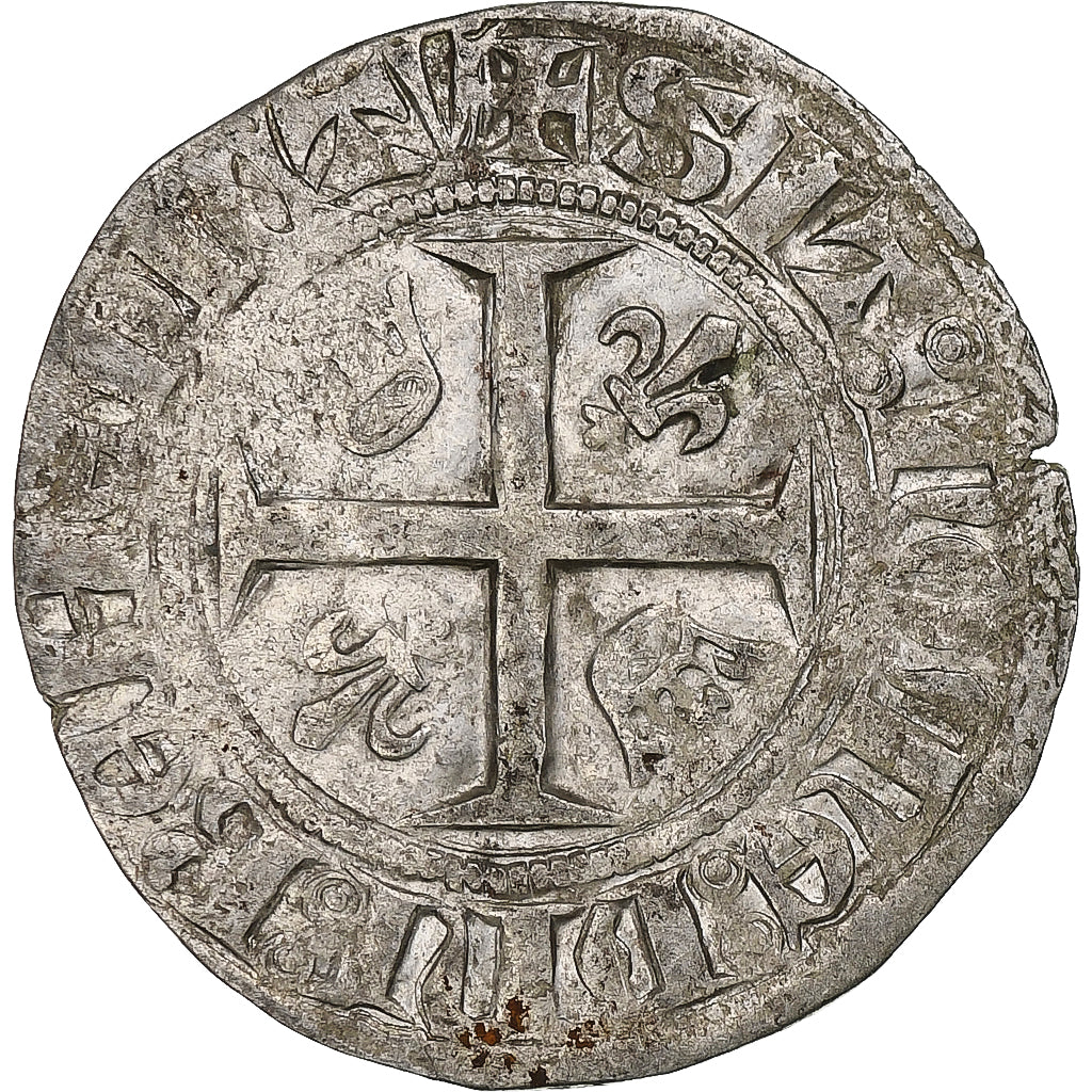 França, Charles VI, Blanc Guénar, 1380-1422, Uncertain mint, Lingote