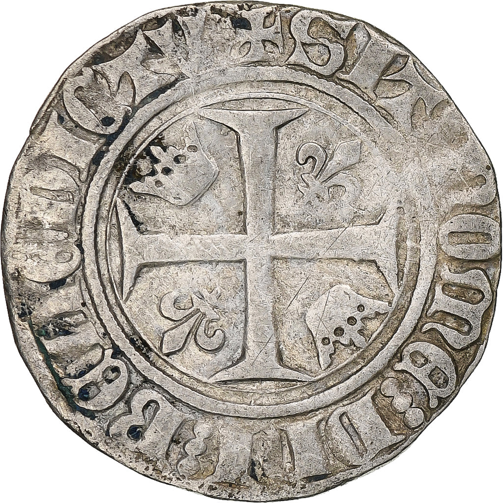 França, Charles VI, Blanc Guénar, 1380-1422, Uncertain mint, Lingote