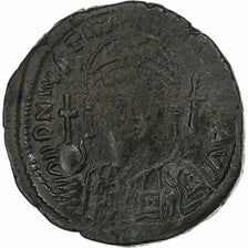 Justinian I, Follis, 527-565, Constantinople, Bronze, EF(40-45)