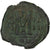 Justin II et Sophie, Follis, 568-569, Constantinople, Bronze, TB+