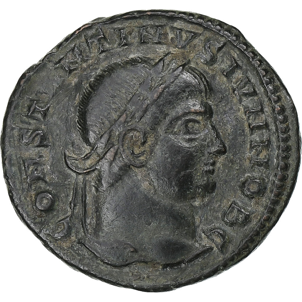 Constantine II, Follis, 328-329, Siscia, Bronze, SS, RIC:216