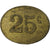 França, ., 25 Centimes, AU(50-53), Latão