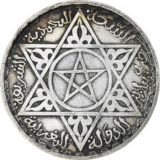 Maroko, Mohammed V, 200 Francs, 1953, Paris, Srebro, AU(50-53)