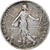 France, 50 Centimes, Semeuse, 1917, Paris, Silver, EF(40-45), Gadoury:420