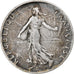 France, 50 Centimes, Semeuse, 1917, Paris, Silver, EF(40-45), Gadoury:420