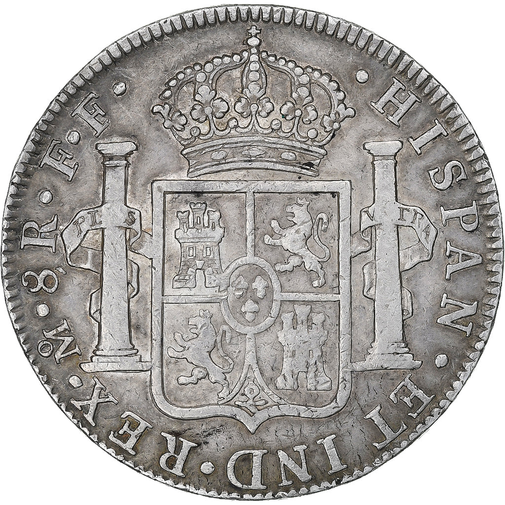 Mexico, Charles III, 8 Reales, 1780, Mexico City, Silver, VF(30-35), KM:106.2