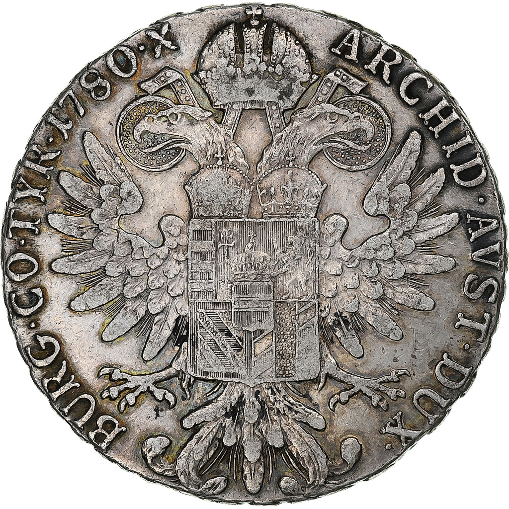 Austria, Maria Theresa, Thaler, 1780, Vienna, Restrike, Silver, AU(50-53)