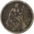 United States, Dime, Seated Liberty, 1873, Philadelphia, Silver, VF(20-25)