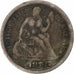 États-Unis, Dime, Seated Liberty, 1873, Philadelphie, Argent, TB