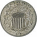 United States, 5 Cents, Shield Nickel, 1872, Philadelphia, Copper-nickel