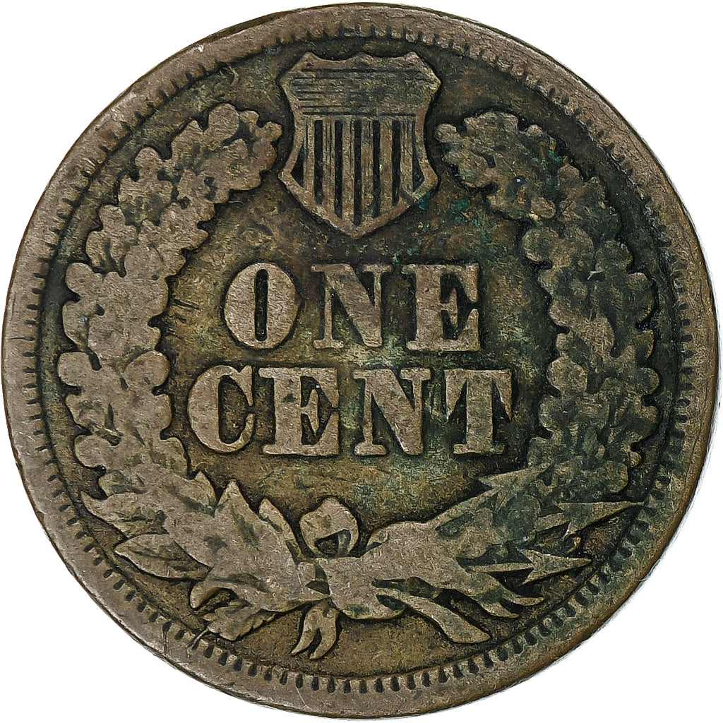 United States, 1 Cent, Indian Head, 1863, Philadelphia, Copper-nickel