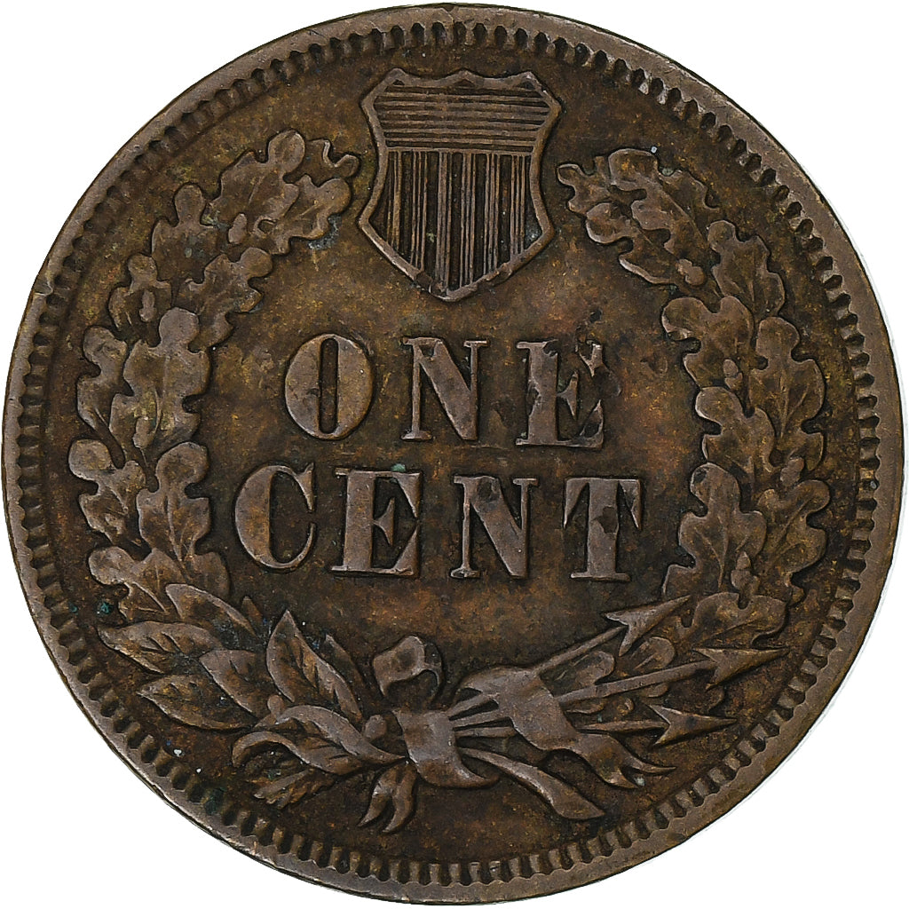 United States, 1 Cent, Indian Head, 1880, Philadelphia, Bronze, AU(50-53)