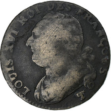 France, Louis XVI, 12 Deniers, 1792⸱4, Nantes, Cuivre, B+, Gadoury:15